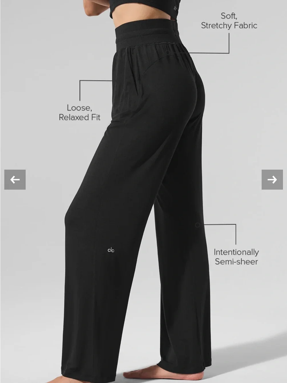 Semi-Sheer Delicate Lounge Flare Pant and top